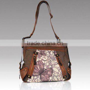 1229-2013 original design lady handbag, unique shoulder bag, canvas bag manufacturer