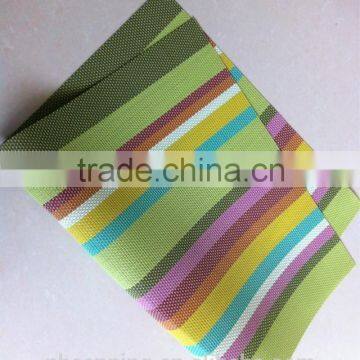 pvc table mat/cheap placemats/woven pvc placemats for restaurants