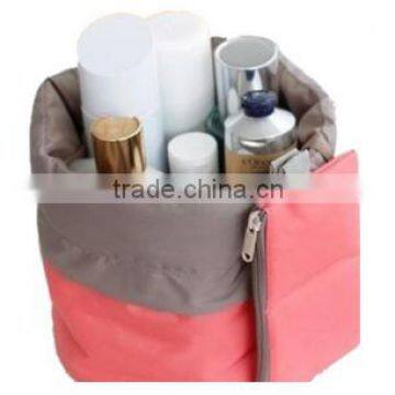 Travel cosmetic bag nylon high quality drawstring bag