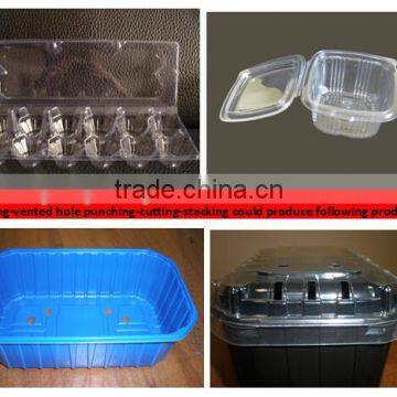 APT-540/760 Automatic Plastic Vacuum Pressure Thermoforming Machinery With Autostacker photo-5