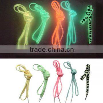 New Style High Quality Decoration glowing shoelaces