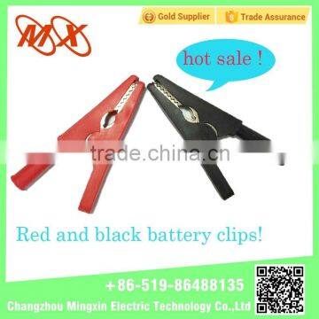 Wholesale Metal rubber alligator clip stainless steel with plastic handle