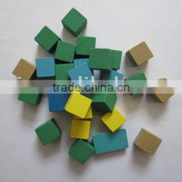 colored wood cubes