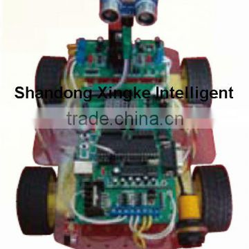 XK-ROBOT13 SCM Control 4 Wheel Drive Robot Training Model