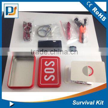 Outdoor Camping Hiking Self Help Survival Emergency Multifunction Kits SOS Box photo-5