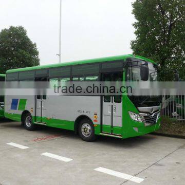 China New 7.3m 16-30 seats Manual Front engine city bus
