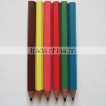 6 clors B pencil ,wooden color pencil lead