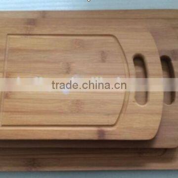 hight quality 3pc bamboo chopping board set with carving for kitchen cutting                        
                                                Quality Choice