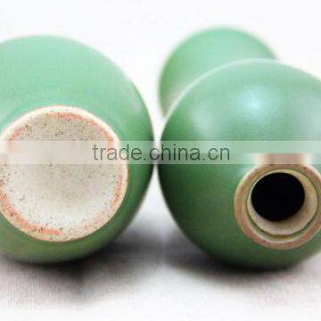 Handmade Antique Turquoise Ceramic Flower Vase HY0557 photo-5