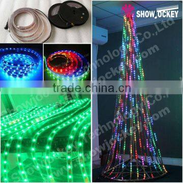 China Golden Supplier Colorful Decorative Solar LED Christmas Trees with Lights