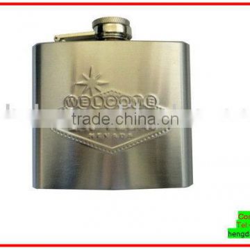 Discount custom-made 16oz steel sublimation hip flask