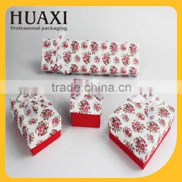 custom made elegant paper jewelry gift box for ring packaging                        
                                                                                Supplier's Choice