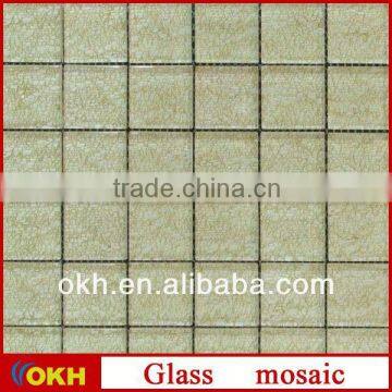 Bedroom wall glass mosaic