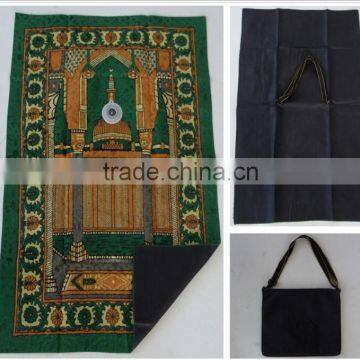 Hajj gift rug carpet muslim carpet with bag