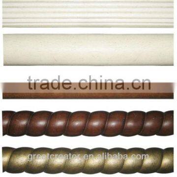 High Quality Wood Curtain Rods (Poles) From China Manufacturer