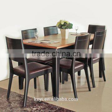 Comfortable modern style wooden design restaurant sets/dining table and chair(DT-1084-OAK,CH-310)