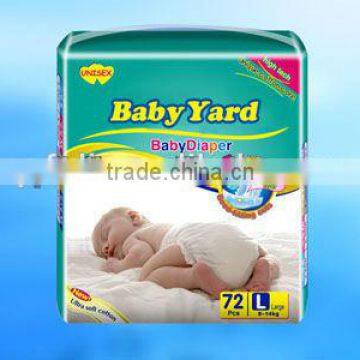 High quality super absorbent baby nappy