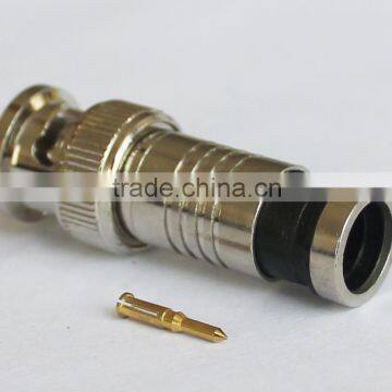 75 Ohm RG59/RG6 Compression RF Connector/F Connector