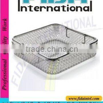 HOLLOWARE INSTRUMENTS / WIRE MESH BASKET SURGICAL INSTRUMENTS / SURGICAL HOLLOWARE INSTRUMENTS / HOLLOWARE INSTRUMENTS