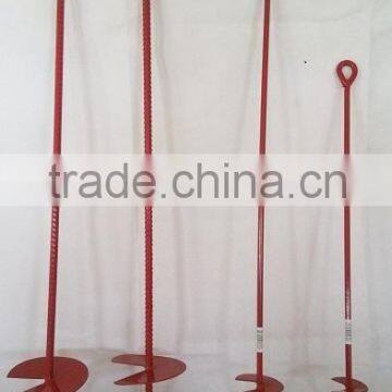 pvc coated handle galvanized earth anchor