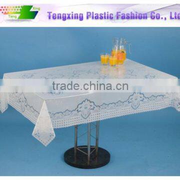 popular pvc transparent tablecloth