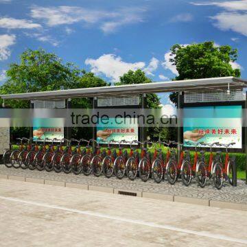 Bike Shelter /Outdoor furniture bus stop shelter/Solar bus stop shelter