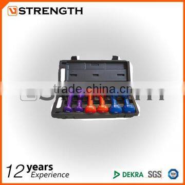 VINYL/NEOPRENE DUMBBELL SET,6KG,colorful Dumbbell Set photo-2