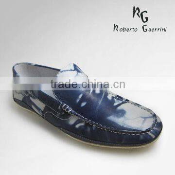 china fashion genuine leather men casual shoes