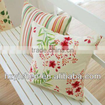 Soft sofa cushion/ Floral design cushion cover