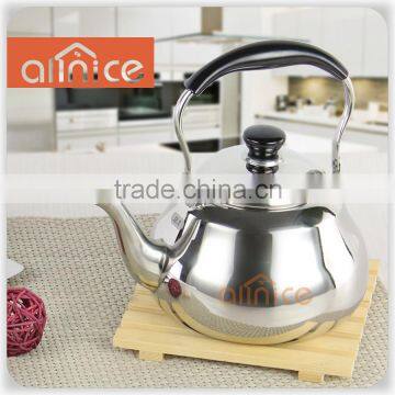 Portable Metal Kettle in 1.0/1.5/2.0L With Durable Moving Bakelite Handle Stainless Steel Tea Pot ACDHSH31-33