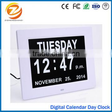 2016 Warm Hearted Traditional Design Large LED Display Calendar Day Clock For Dementia Elder Senior