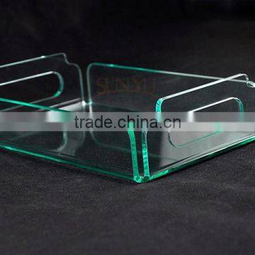 Factory Export Plexiglass Cup Tray/Acrylic Coffee Tray Holder photo-2