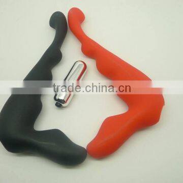 Eco-friendly silicone dildo with vibrator for female