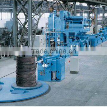 dust collect made in QIngdao CE Certification Wire Rod Shot Blasting Machine / Iron Rust Remover