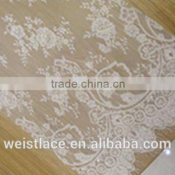 beautiful dress/ wedding lace embroiderey/ plane fabrics with besds