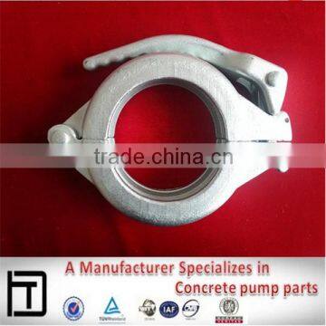 Concrete pumps spare clamp,DN100 forging Adjustable quick Lever Clamps