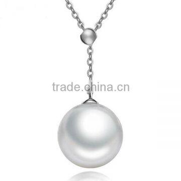 Fresh Water Pearl Jewelry,Fashion Pearl Necklace With 925 Pure Silver Chain