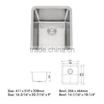 Single bowl undermount Stainless Steel Sink