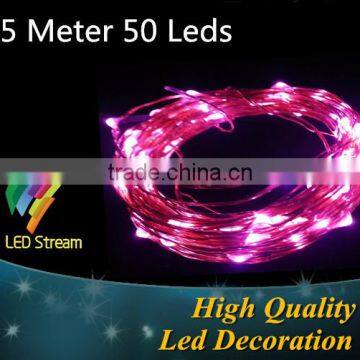 Pink Dew Drop String Light
