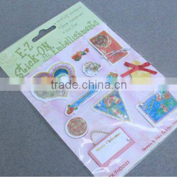 Decorative 3D handmade sticker