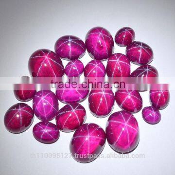201.55 Ct Ruby Star Sapphire 6 Rays Lab Created Stone