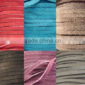 Suedette cord Jewelry making supplies-coffee brown color faux suede cord for jewelry DIY making and craft supplies