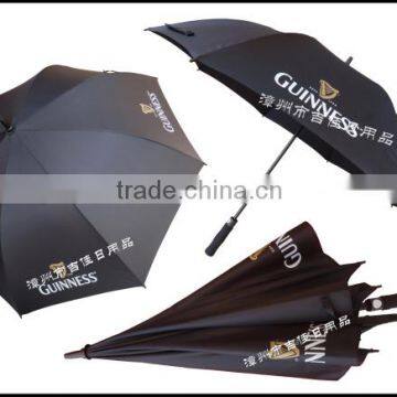 GNS-27FA High quality fiberglass promotional straight golf umbrella