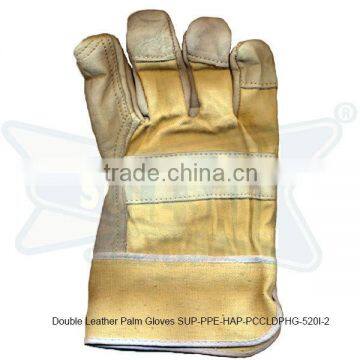 Double Leather Palm Gloves ( SUP-PPE-HAP-PCCLDPHG-520I-2 )