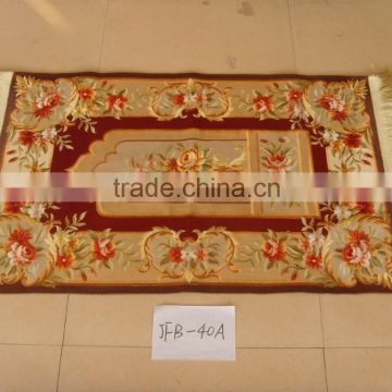 Gift embroidery children can used artificial silk Muslim prayer rugs and carpet