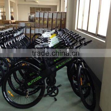 Flash 26' Electric Cycle Bike With Pedals Electric Motor Bike With Two Wheels photo-3