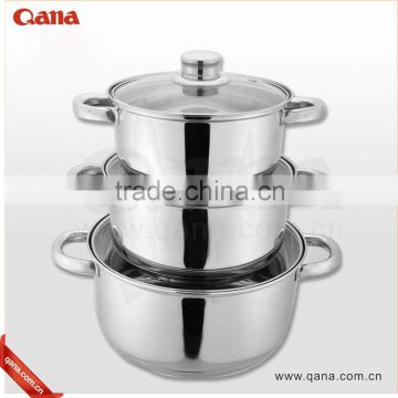 best quality solige brand swiss line stainless steel induction cookware set