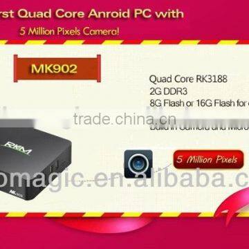Rikomagic MK902 Quad Core Android Smart TV Box,Android 4.4 TV Box,MINI PC,XBMC