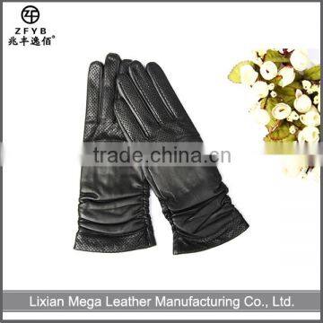 China Supplier High Quality cow grain leather driver glove