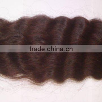 Deep Curly Machine Weft Indian Virgin Hair